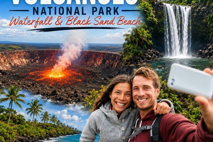 Hilo Shore Excursion Volcanoes National Park and Black Sand Beach - Photo 1 of 22